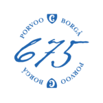 Porvoo-675-logo sininen vaakunalla